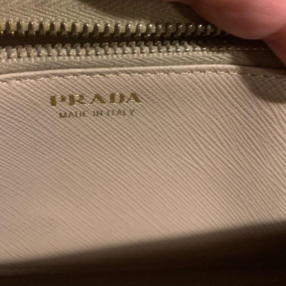 PRADA Large Fiocco Ribbon Wallet in Pale Dusty Pink - Picture 11 of 14